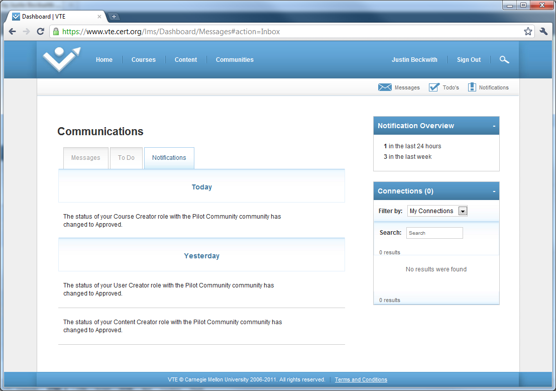 LMS Notifications