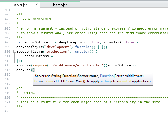 Use third party modules with code completion