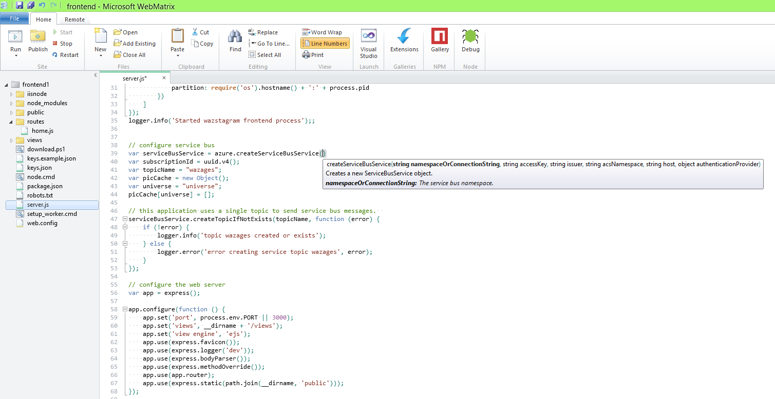 I ❤️ WebMatrix