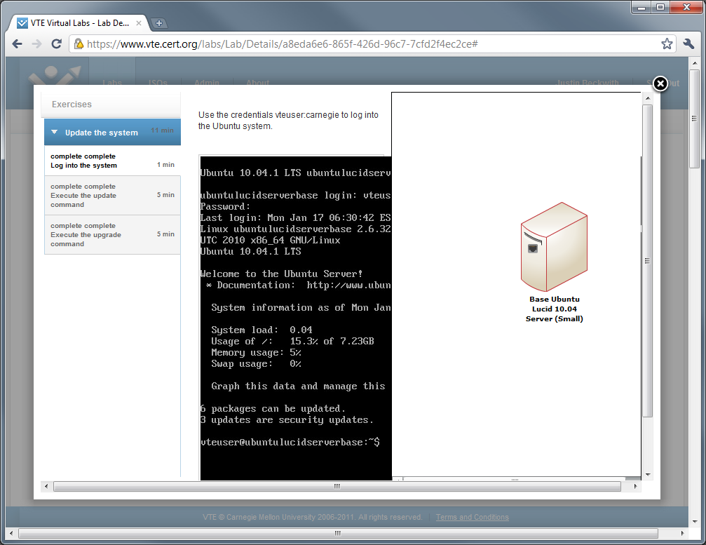 Lab Player - The Platform and Task View