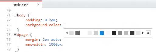 The CSS Color Palette