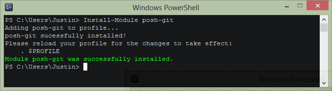 Install Posh-Git