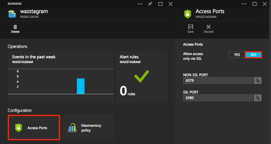 "Set up non-SSL connections"